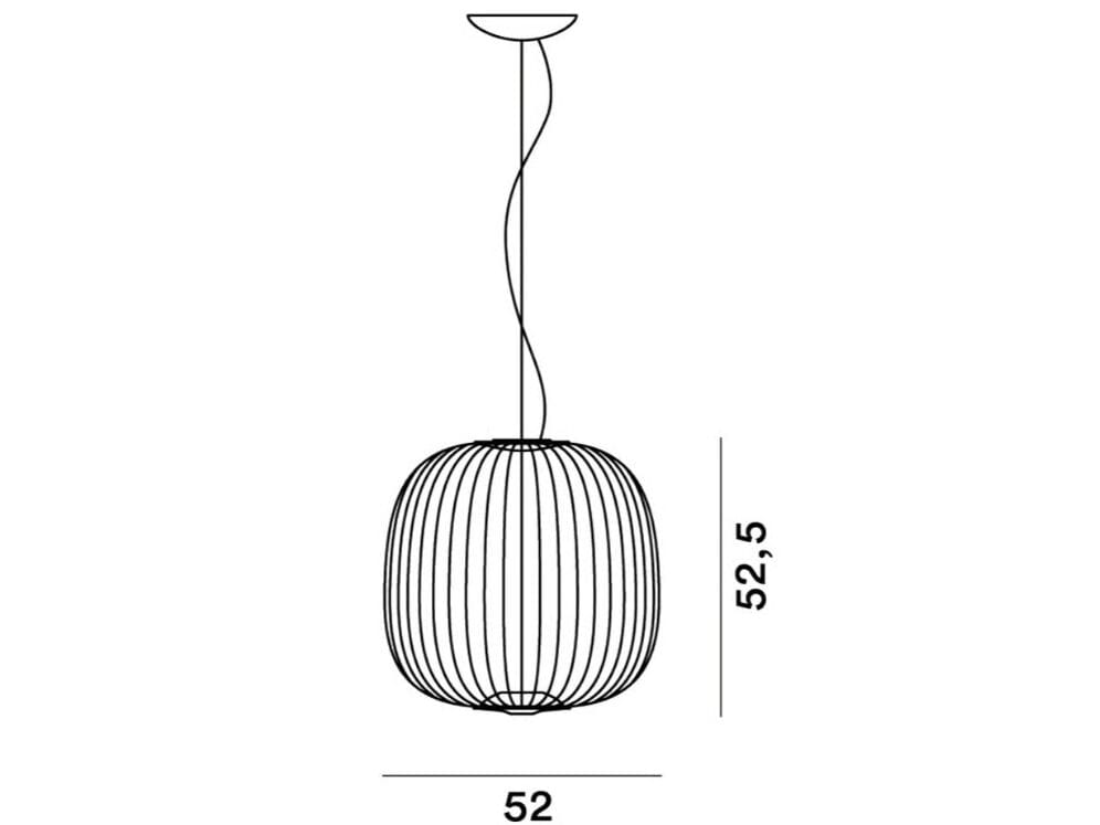 Металлический и стальной светодиодный подвесной светильник Foscarini спицы ARCH-00126498 - Вид №6