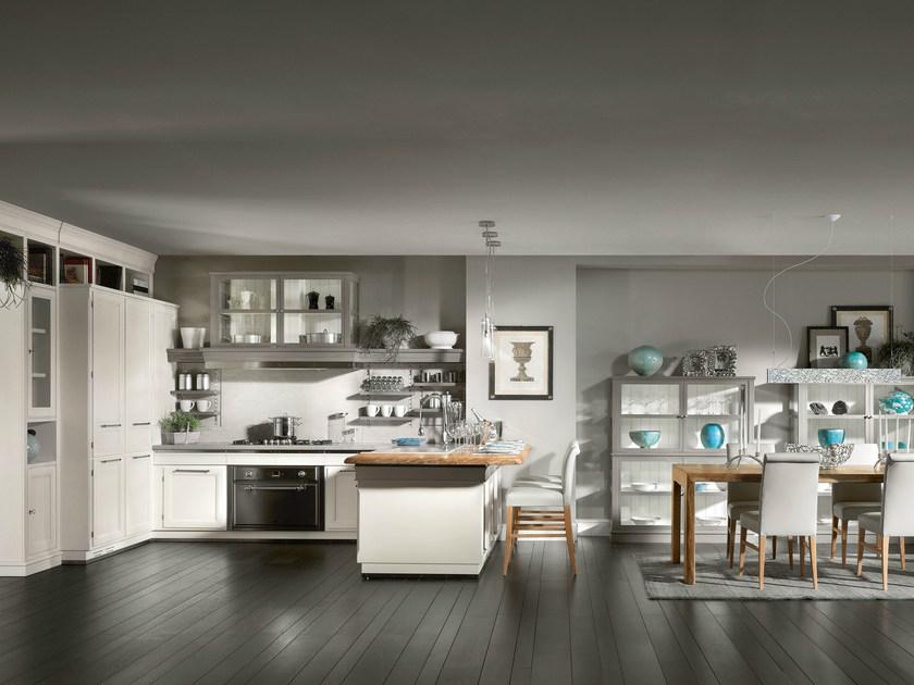 L'Ottocento Лакированная кухня с полуостровом Living sun-id-1514653 - Вид №1