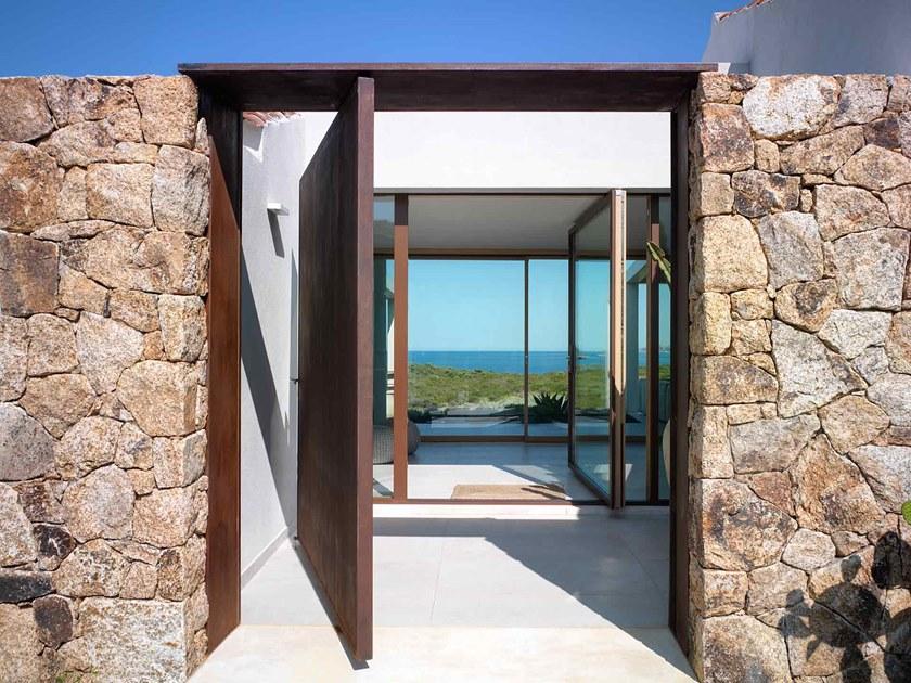 CARMINATI SERRAMENTI Деревянная поворотная дверь Skyline system sun-id-1398245 - Вид №4