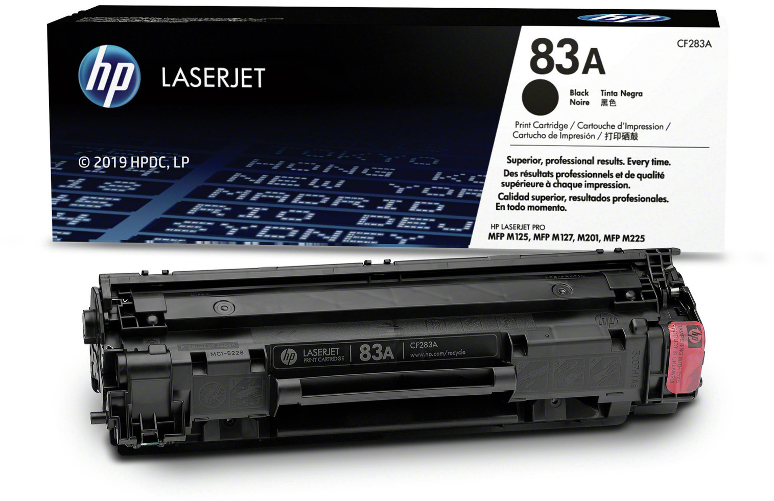 CF283A laserjet 83a black toner cartridge HP Santreyd  - Вид №3