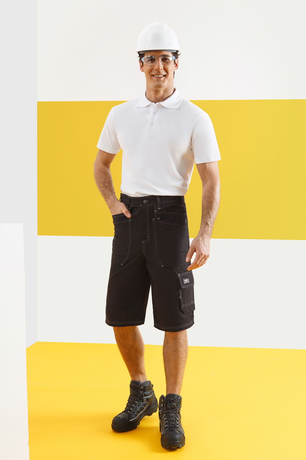 62878 Шорты  черные Union Space  Летняя спецодежда  размер 44-46/158-164  - Вид №3