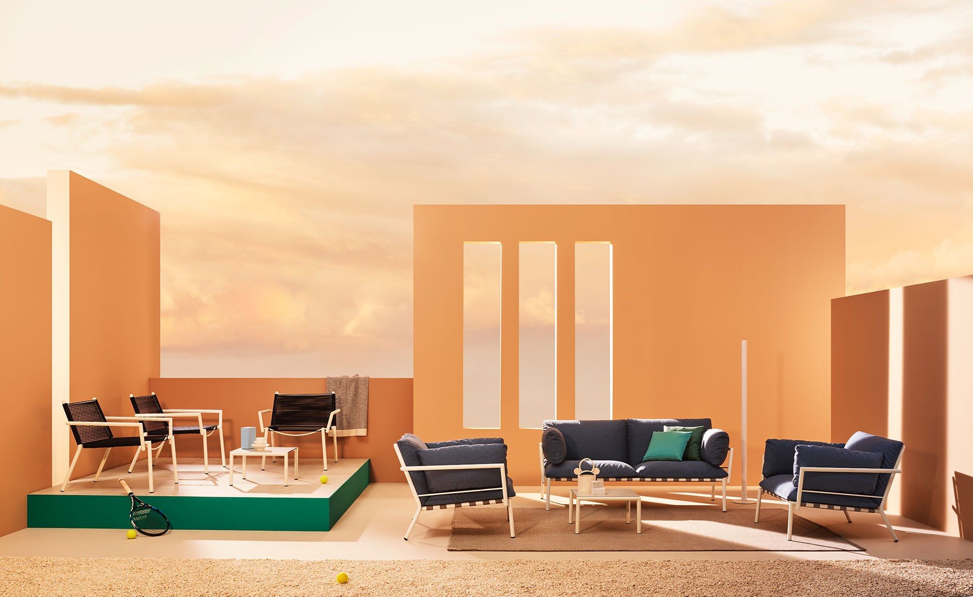 Квадратный садовый журнальный столик в HPL Terraforma Eleven ARCH-00110464 - Вид №2