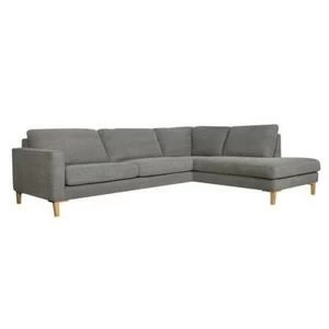 Диван угловой Ronja, правосторонний, серый