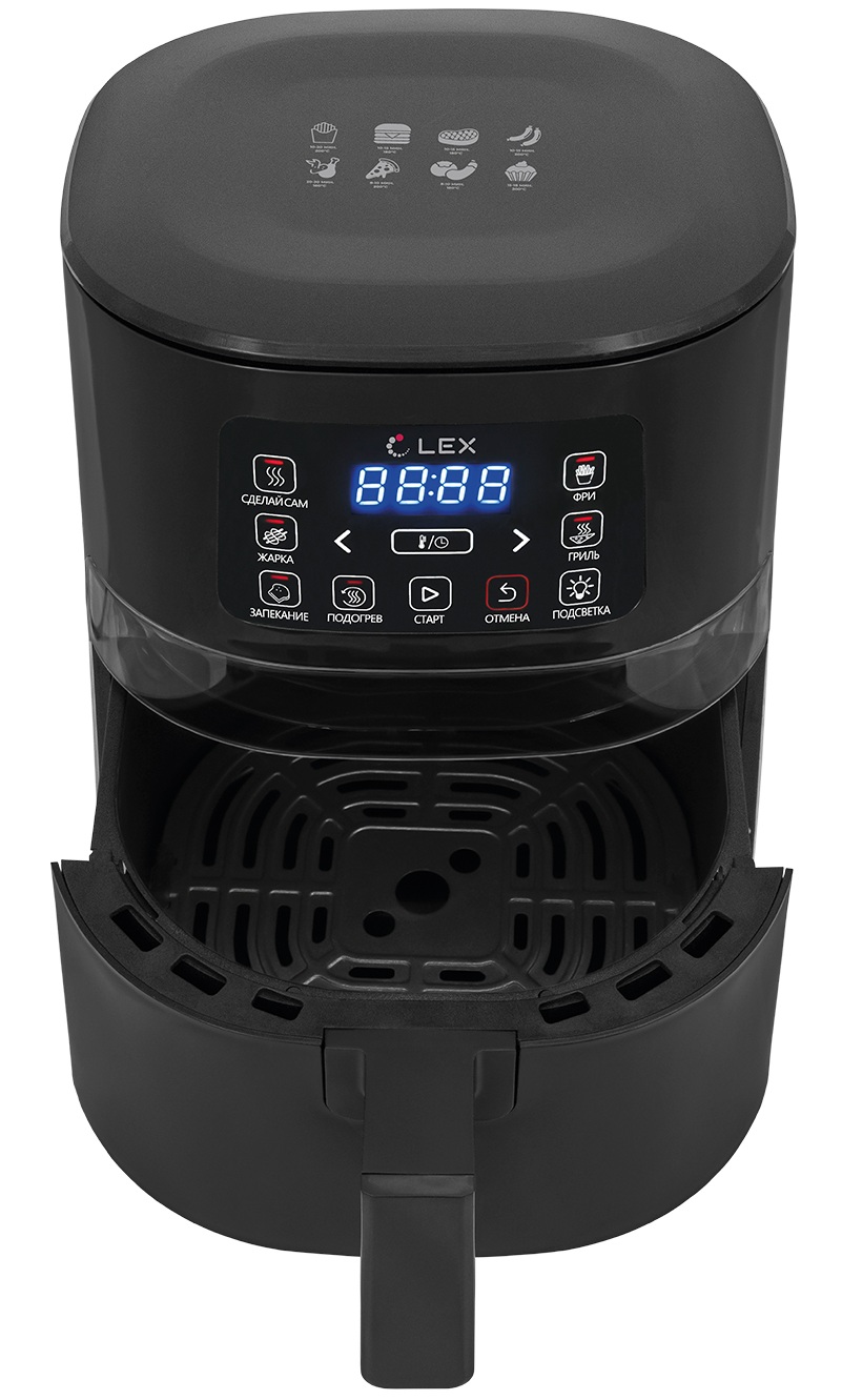 9903496 Аэрогриль LEX LXAF 5405 черный STDN-0005843 - Вид №1