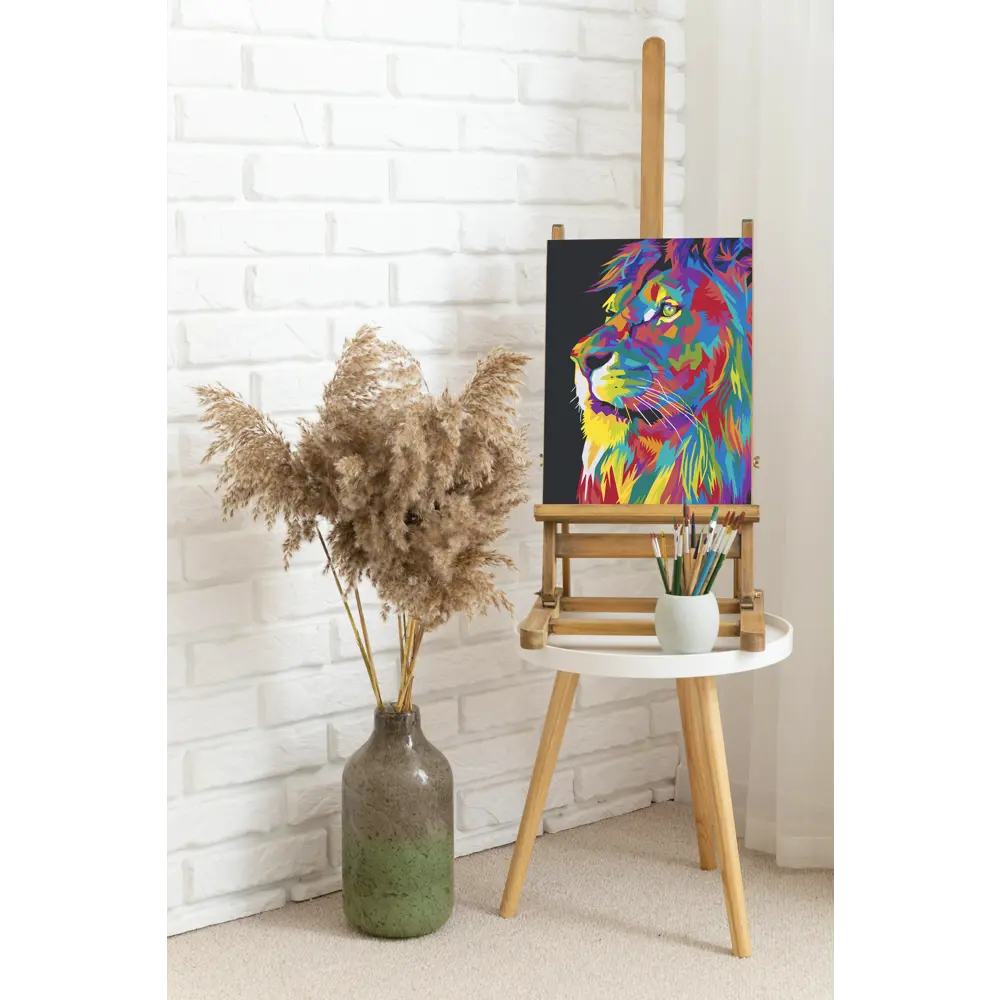 Картина по номерам Радужная грива 30х40 см FBRUSH STLM-2195592 - Вид №2