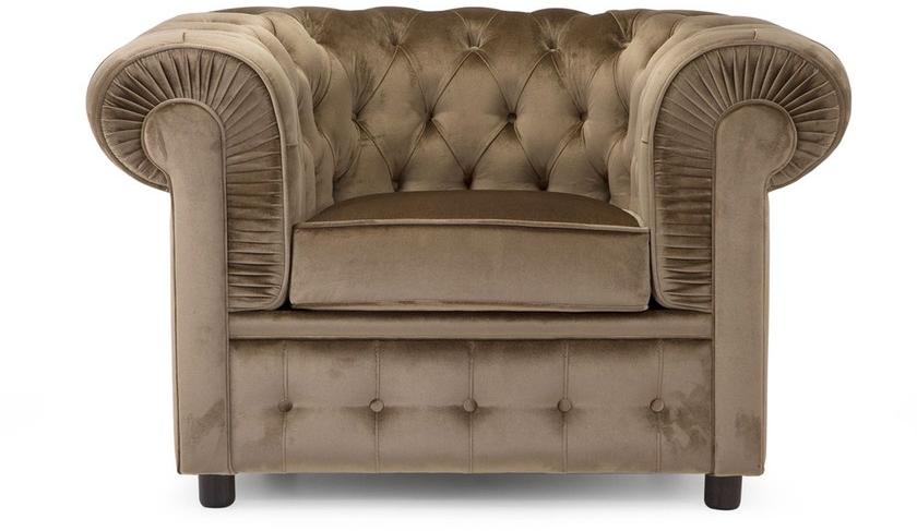 Domingo Salotti Кресло в стиле честерфилд с обивкой из ткани 800 sun-id-1485985 - Вид №1