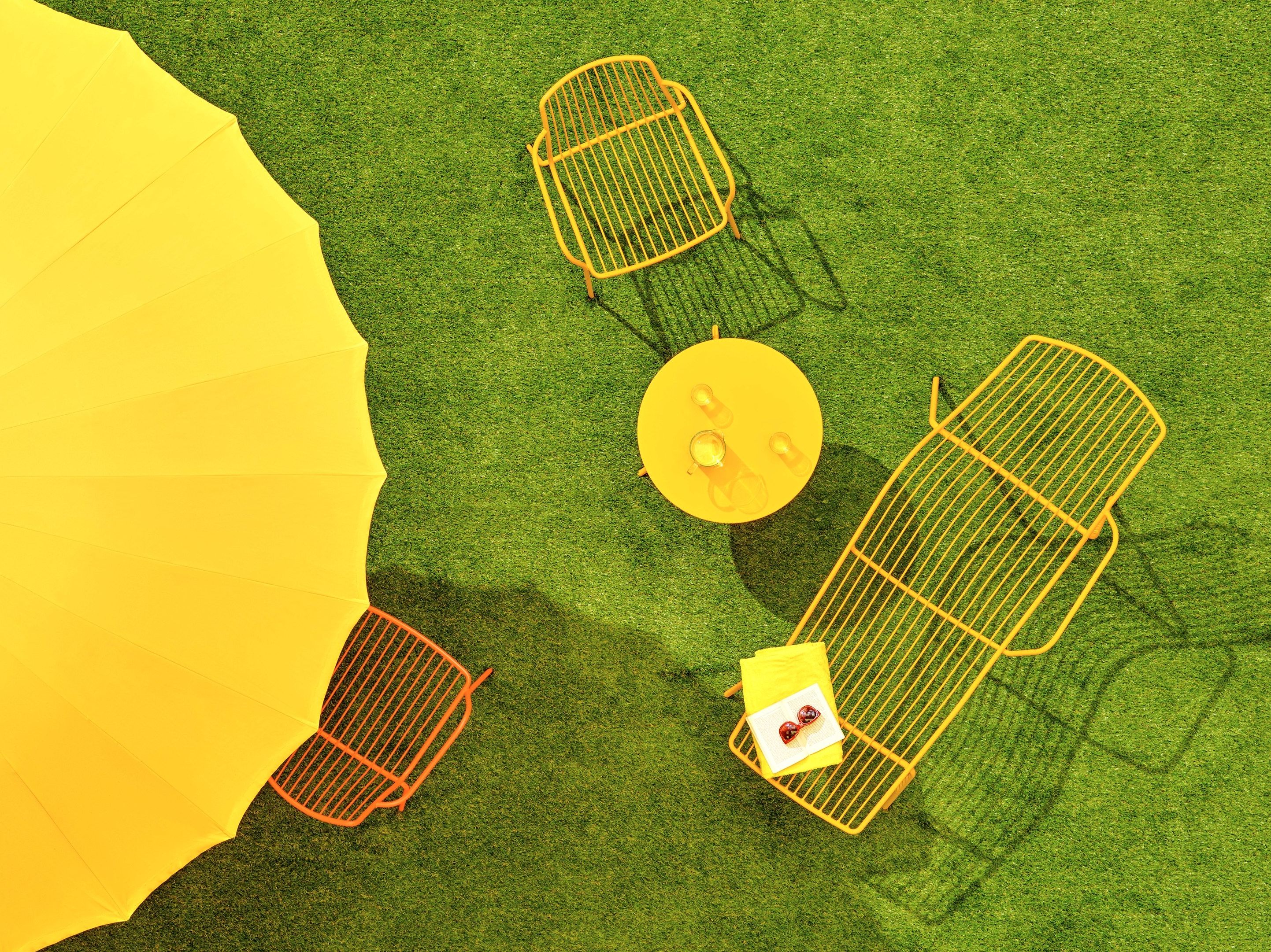 Стальной складной круглый садовый стол Pedrali ARCH-00106216 - Вид №7