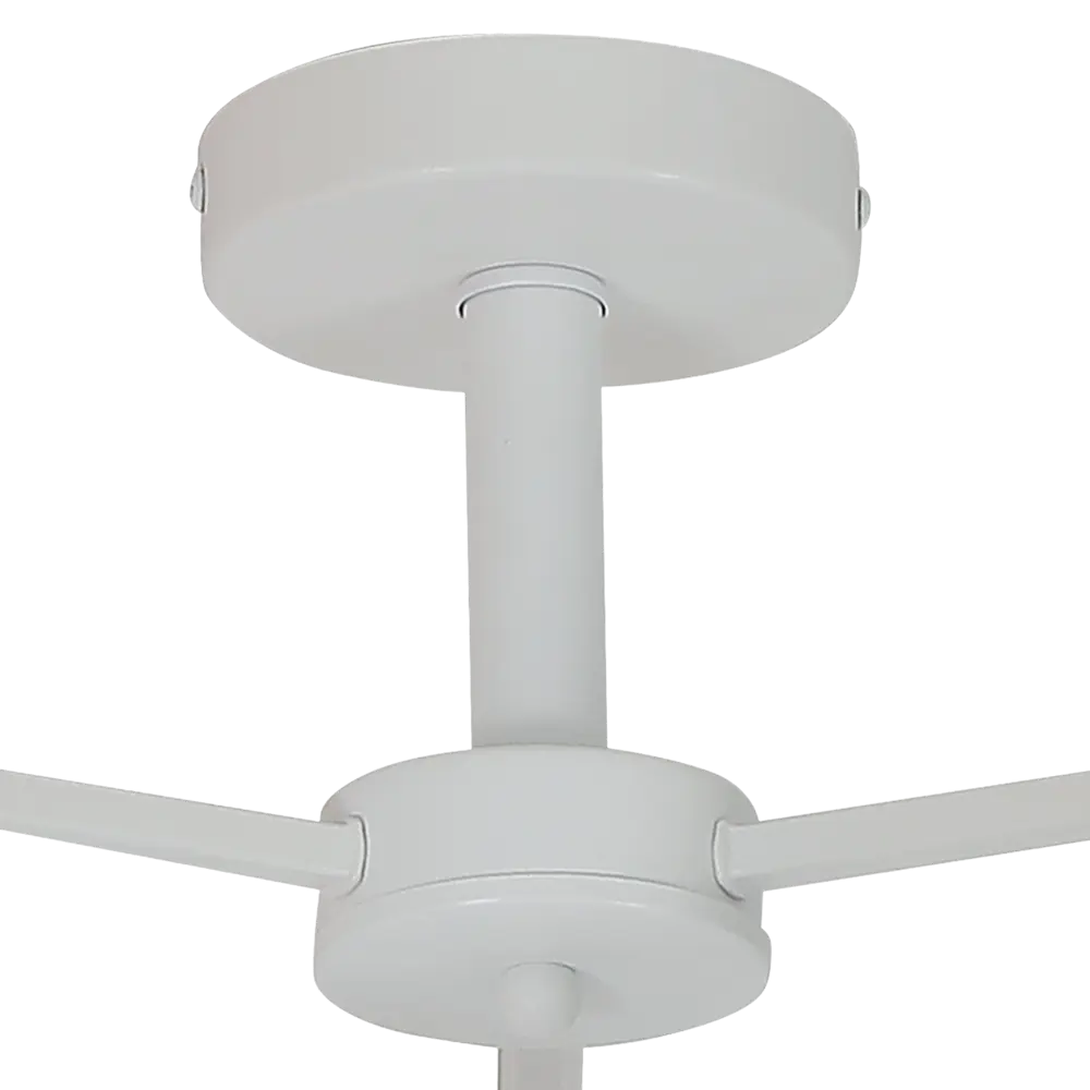 Люстра на штанге Cello 3 лампы 12 м² цвет белый SCHAFFNER STLM-2196106 - Вид №4