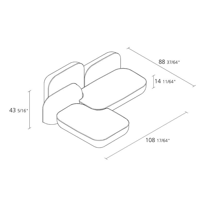 Модульный диван Alias Okome ARCH-00094931 - Вид №3