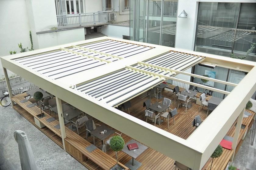 L'Officina by Adami Отдельностоящая пергола со сдвижной крышкой sun-id-1386551 - Вид №1