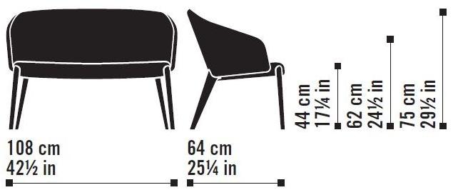 Very Wood Диван из ткани Bellevue sun-id-1503301 - Вид №6