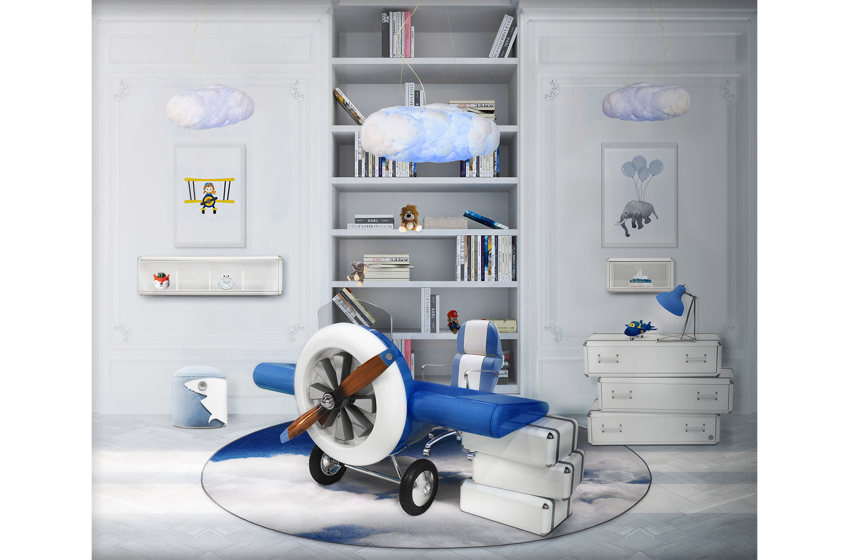 CIST515 Детский письменный стол Небо Circu  - Вид №10