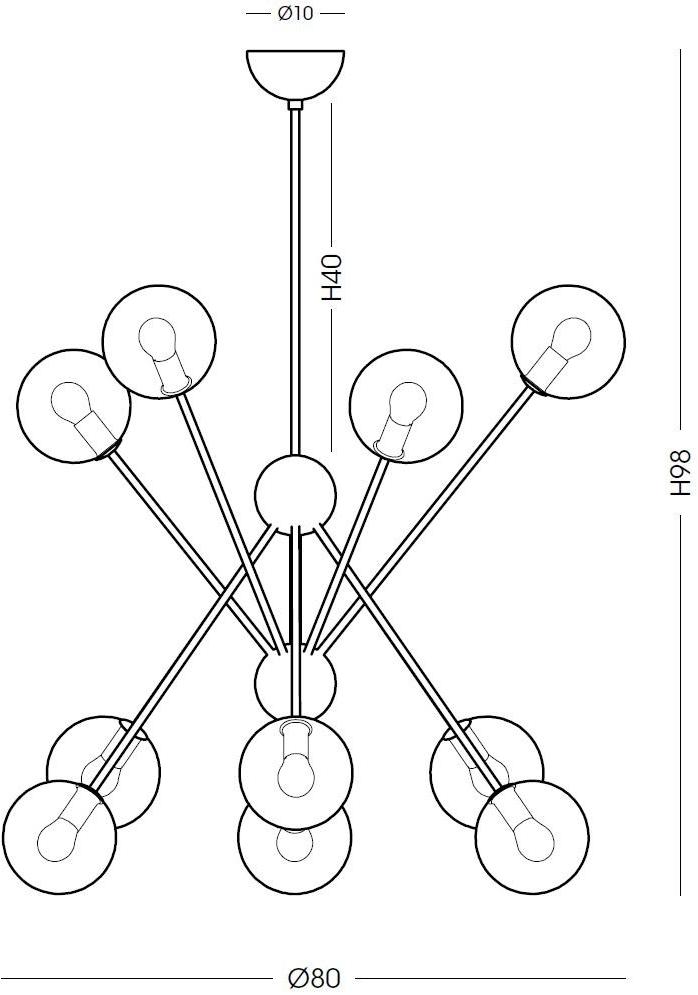 Cangini & Tucci Люстра из металла Scarlett sun-id-1427373 - Вид №6