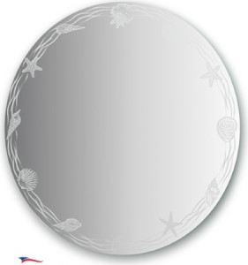 Cz 0765 Зеркало с орнаментом - акватика 80Х80 см FBS Artistica