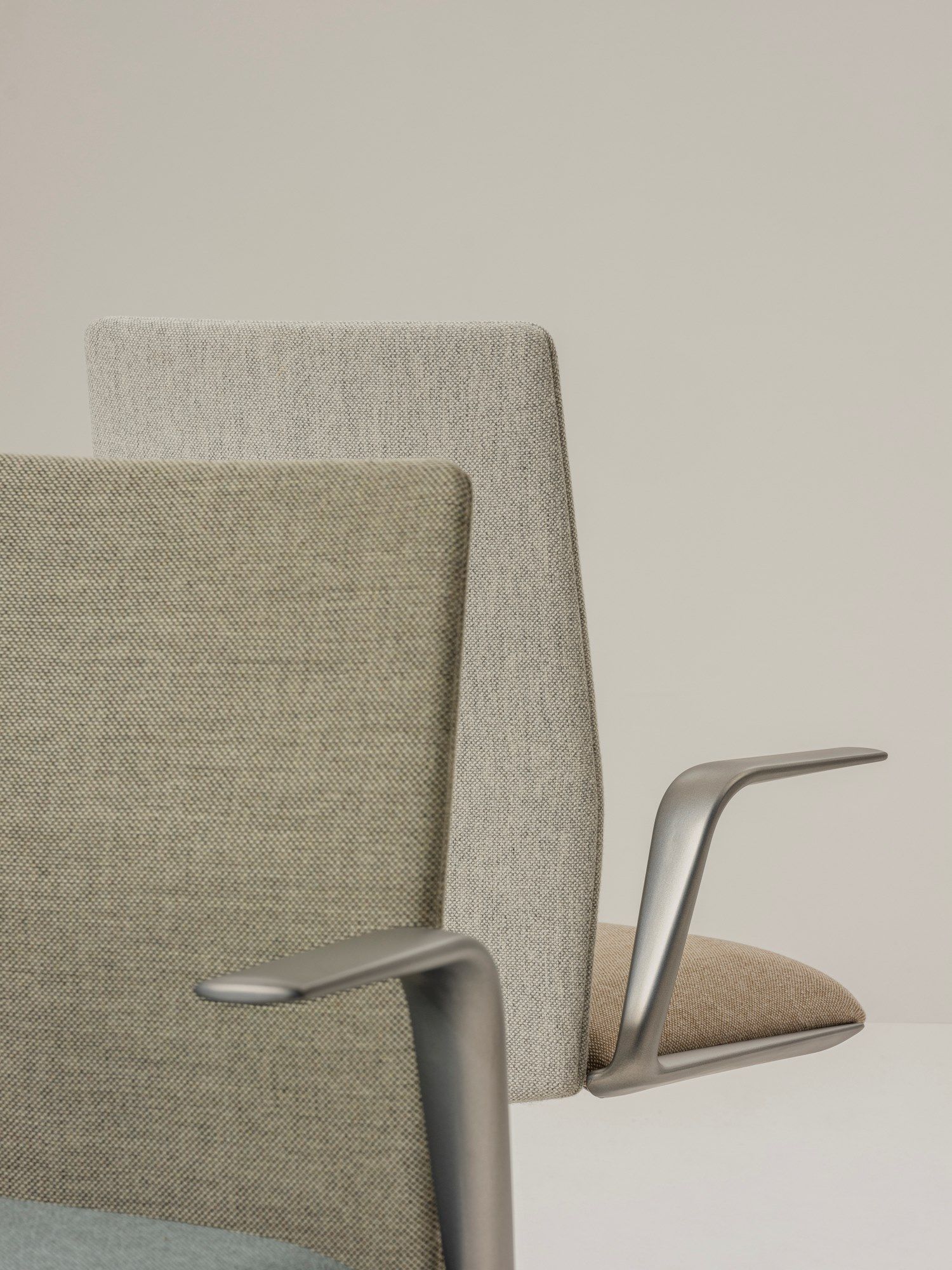 Тканевый офисный стул с колесами с подлокотниками Arper Kinesit ARCH-00049325 - Вид №8