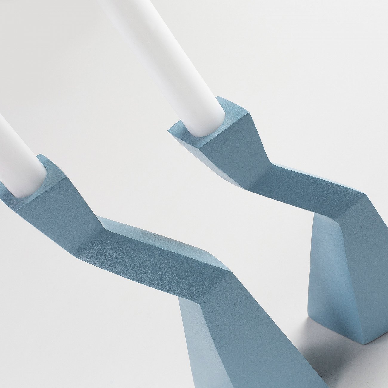 Подсвечники металлические 2 шт голубые Talks от La Forma LA FORMA  342937 Голубой  - Вид №2