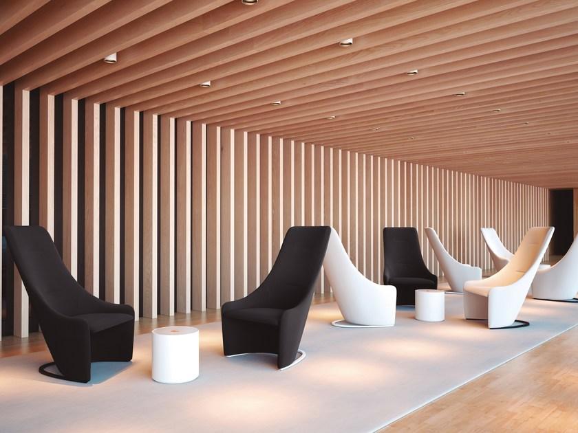 Viccarbe Мягкое кресло из ткани с высокой спинкой sun-id-1511164 - Вид №4