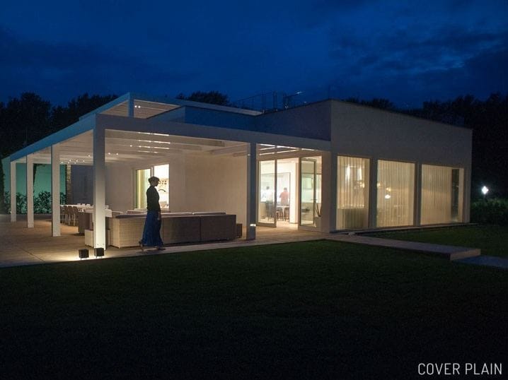 Алюминиевая пергола с поворотными пластинами STUDIO 66 COVER PLAIN ARCH-00061936 - Вид №4