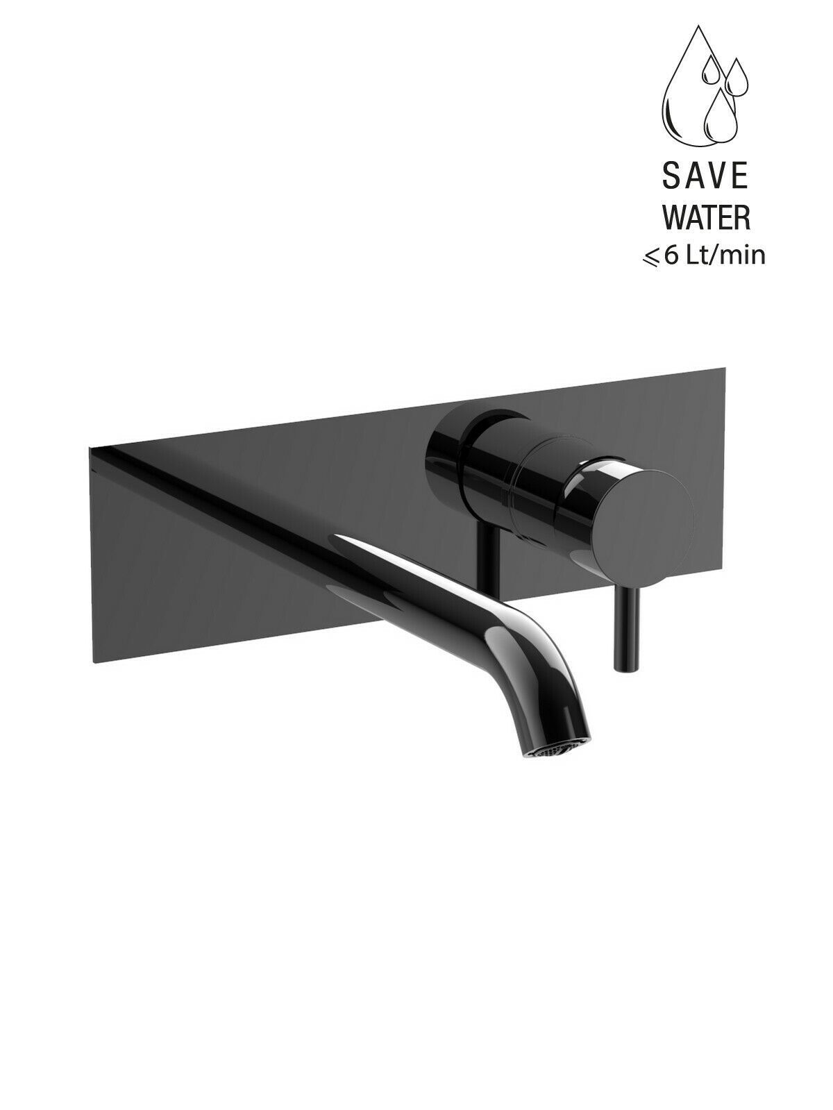 Настенный однорычажный смеситель для раковины с ограничителем расхода Rubinetterie Frattini Pepe XL ARCH-00076573 - Вид №66