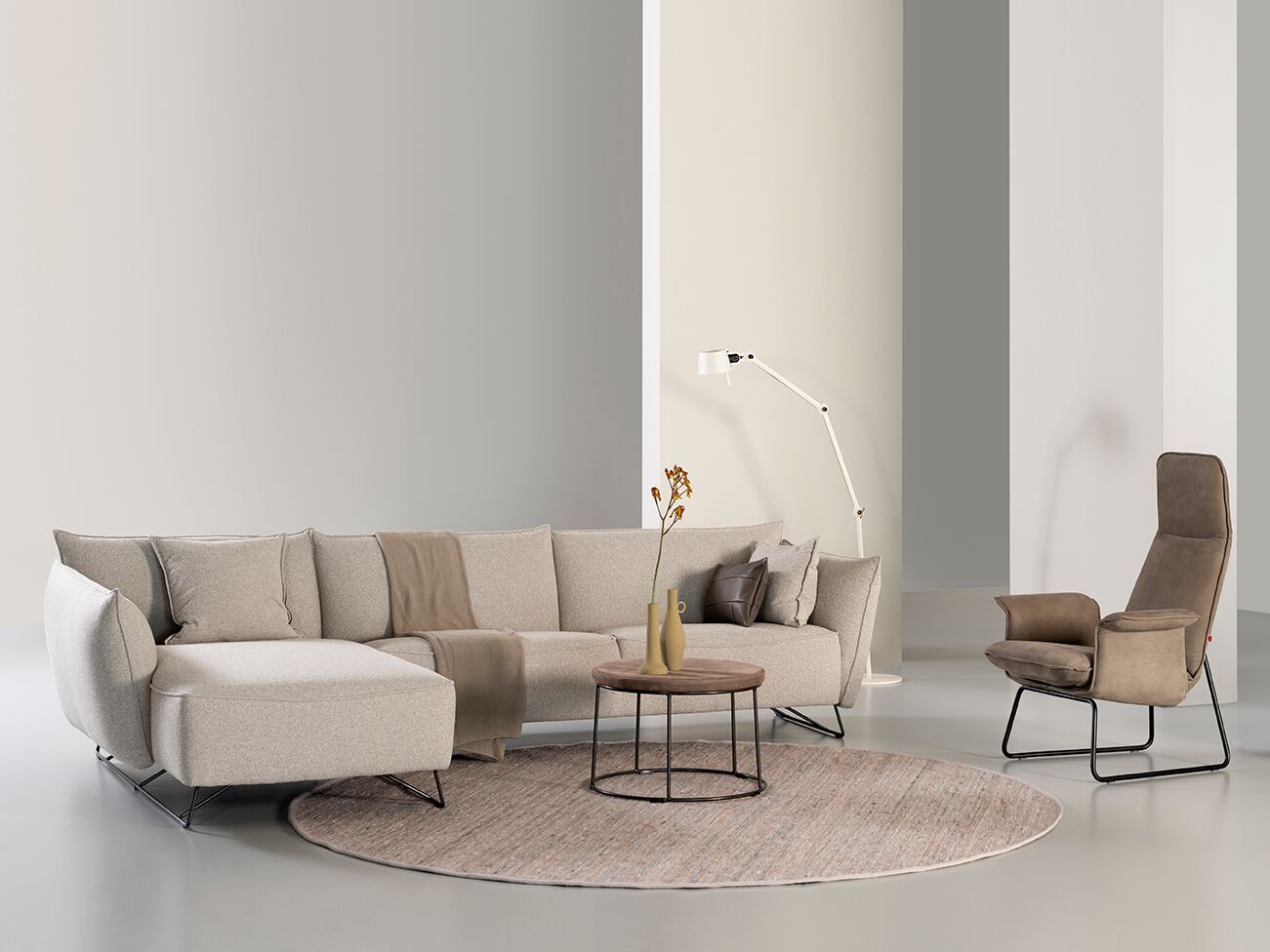 Диван Dacron® с полуостровом Jess Мой дом ARCH-00058500 - Вид №4