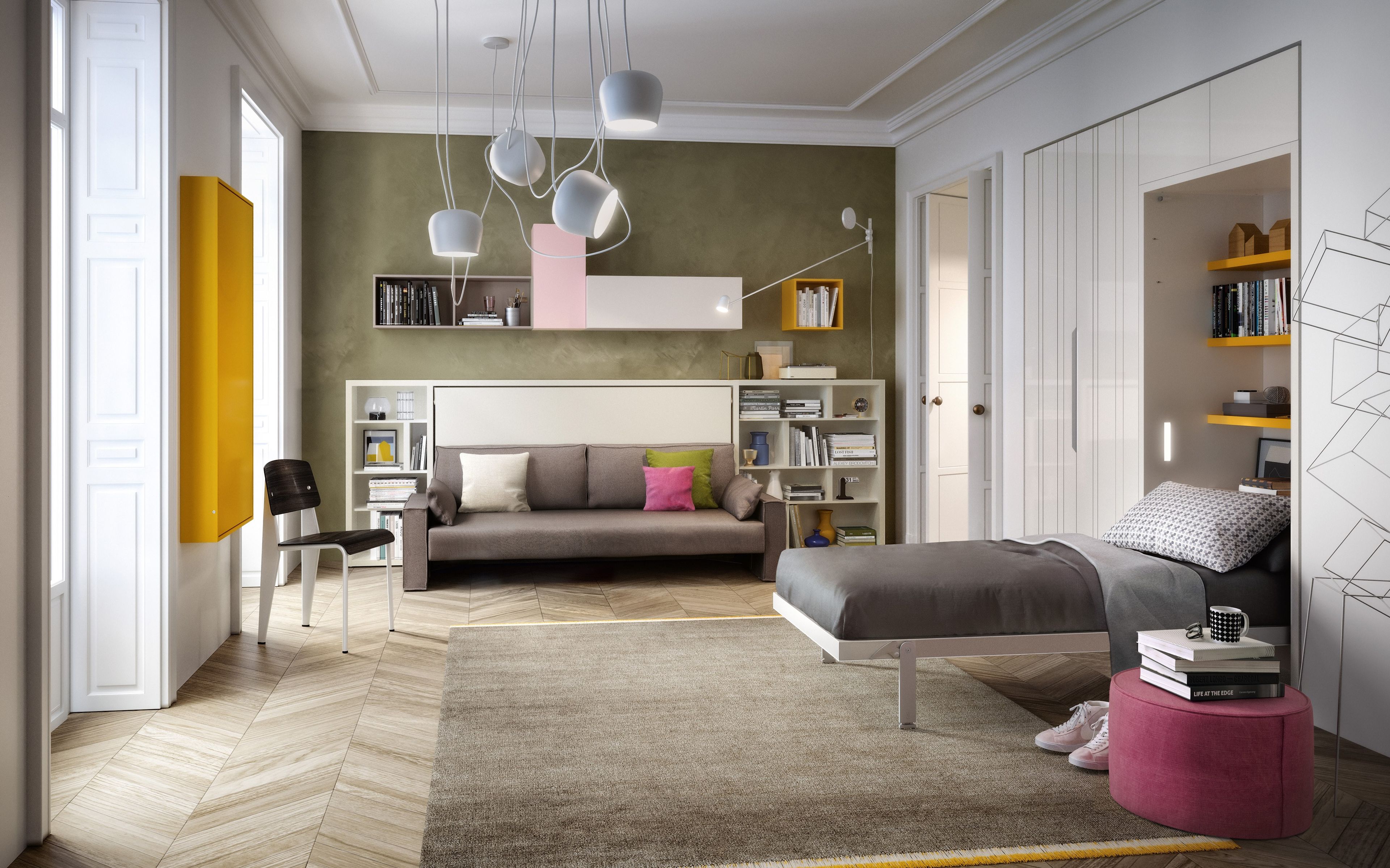 Ткань линейный диван-трансформер CLEI Kali ARCH-00018670 - Вид №3