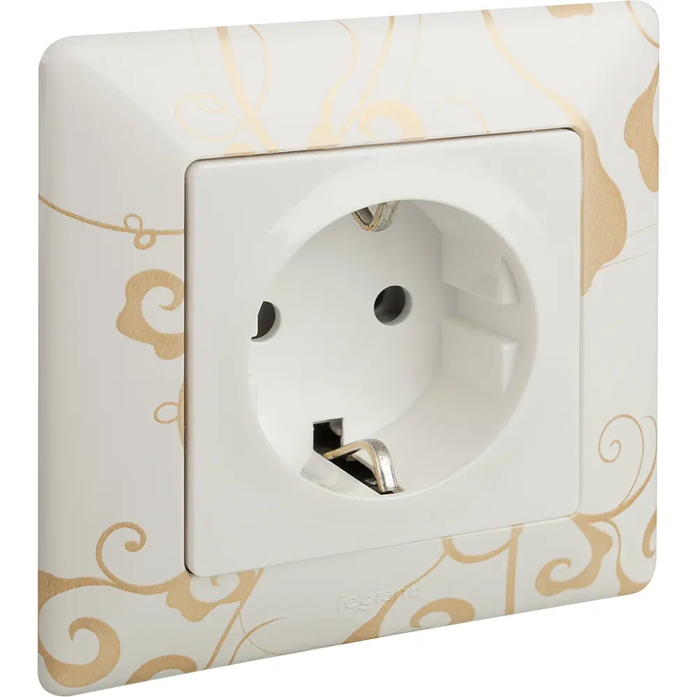 Розетка встраиваемая Legrand Valena Life с заземлением цвет белый STLM-2049113 - Вид №6