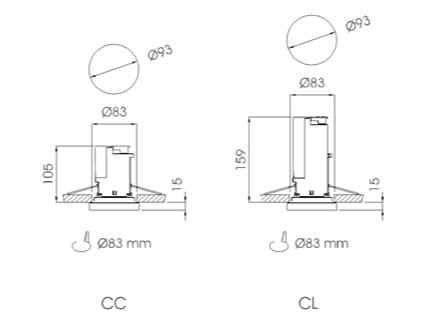 Утопленный светодиодный аварийный свет DAISALUX Lens ARCH-00027457 - Вид №6