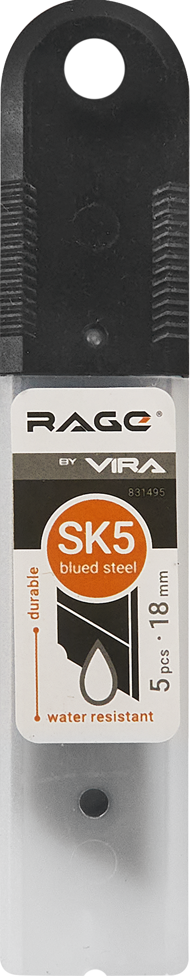 Универсальные лезвия Vira Rage для профессионального использования, 18 мм, 5 шт 84516382 STLM-0051078 - Вид №1