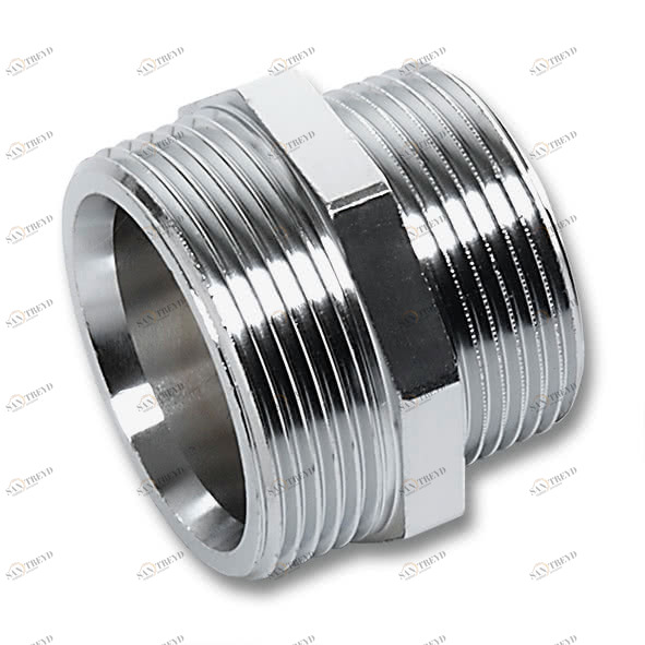 2531112C SANHA 531 ниппель редукционный, хромированная латунь 1x1/2 мм 