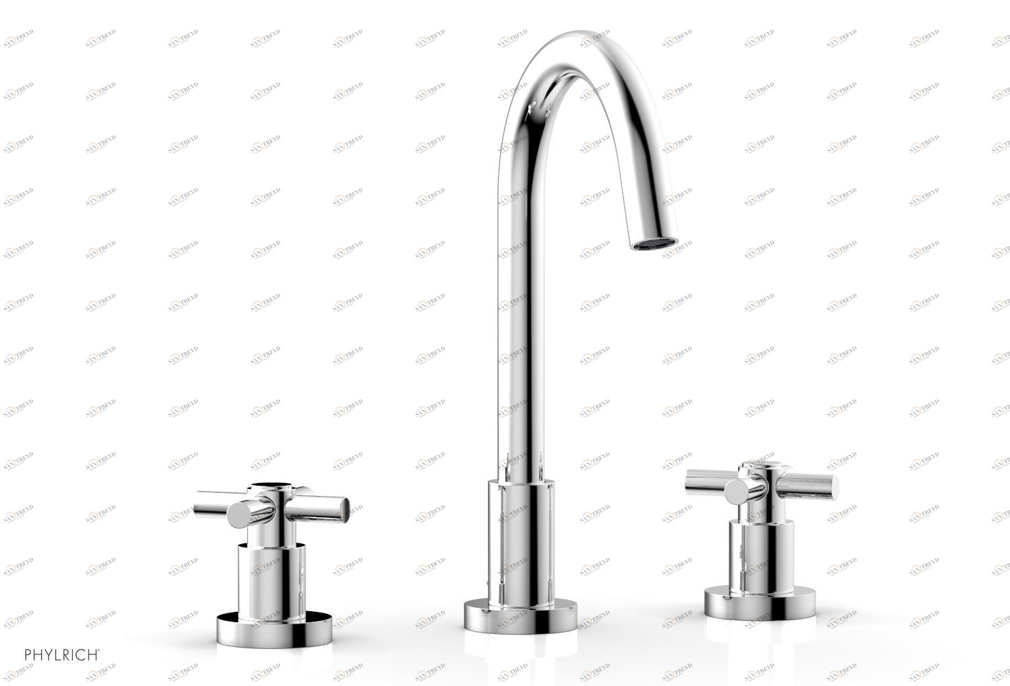 Комплект и ручки BASIC Phylrich  D134-026 Хромированный