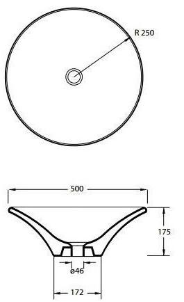 For4250001 Накладная раковина на столешницу  овальная Olympia Ceramica Formosa 2.0 - Вид №6