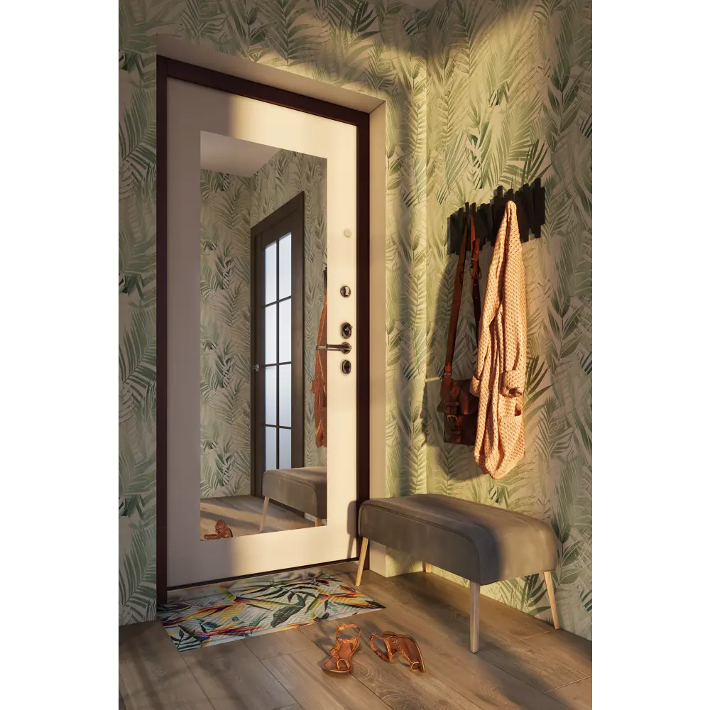 Банкетка велюр Seasons Остин серый 70x35x37.5 см STLM-2179949 - Вид №3