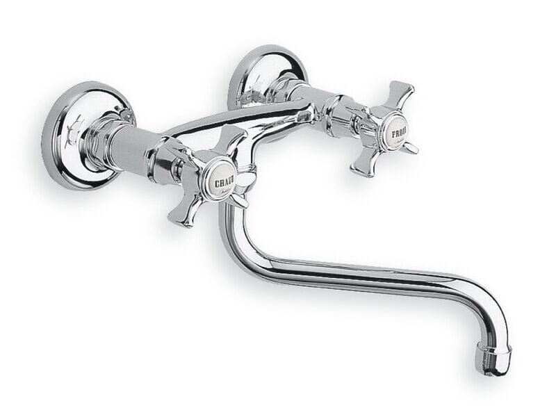 Настенный кухонный кран с поворотным изливом CRISTINA Rubinetterie кухня-классическая коллекция ARCH-00040274