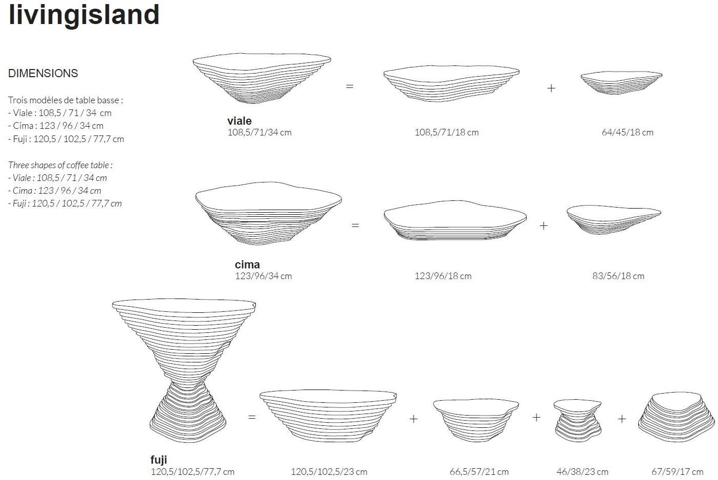 smarin Низкий деревянный журнальный столик Livingisland sun-id-1379025 - Вид №8