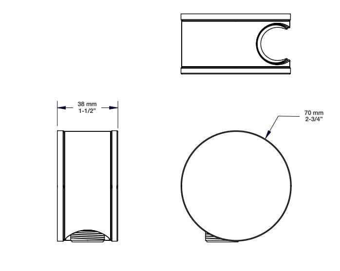 Термостатический набор для душа с душем BARIL Flora B47 ARCH-00076719 - Вид №6