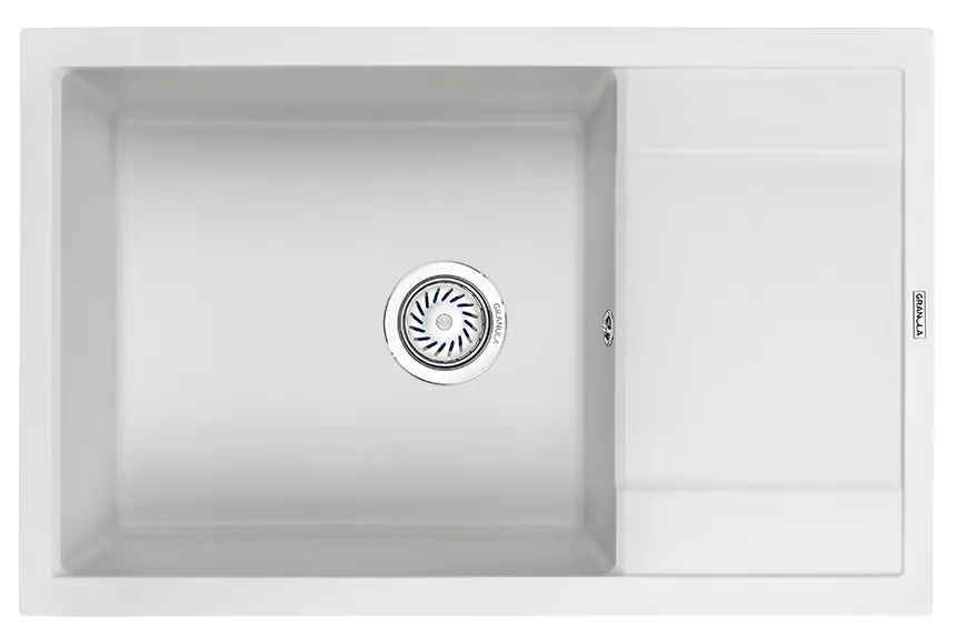 7805, АРКТИК (БЕЛЫЙ), кухонная мойка, кварц GRANULA 7805-ST227 - Вид №1