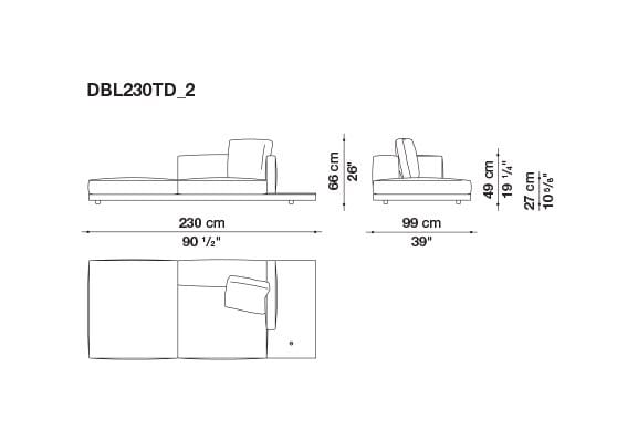 Кожаный диван B&B Italia док ARCH-00106863 - Вид №142