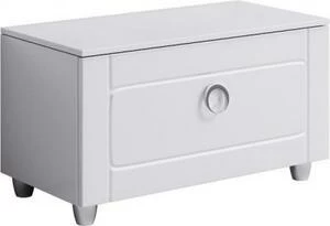 Инфинити Тумба напольная с ящиком, цвет белый Inf.03.08,