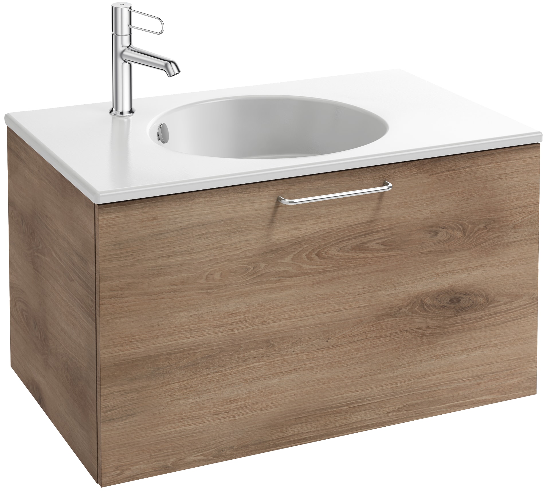 EB2511-R5-G1C Тумба под столешницу 70 см, 1 верхний ящик, хромированная ручка JACOB DELAFON ODÉON RIVE GAUCHE ODEON RIVE GAUCHE