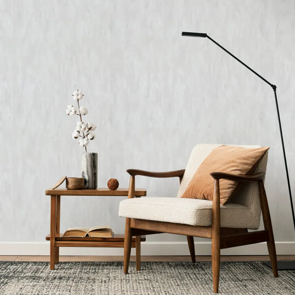 Обои флизелиновые Palitra Home Taina Lesa серые 1.06 м 89427171 STLM-1567948 - Вид №4