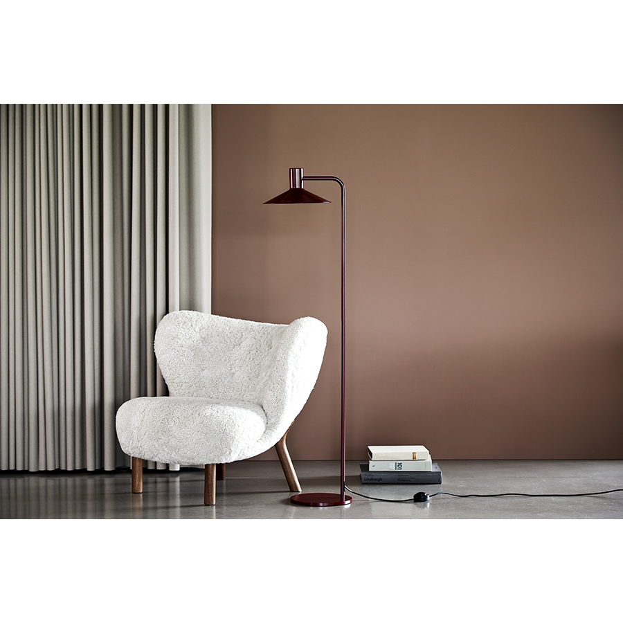 69016405 Лампа напольная minneapolis, 134хD27,5 см, черная матовая Frandsen  - Вид №2