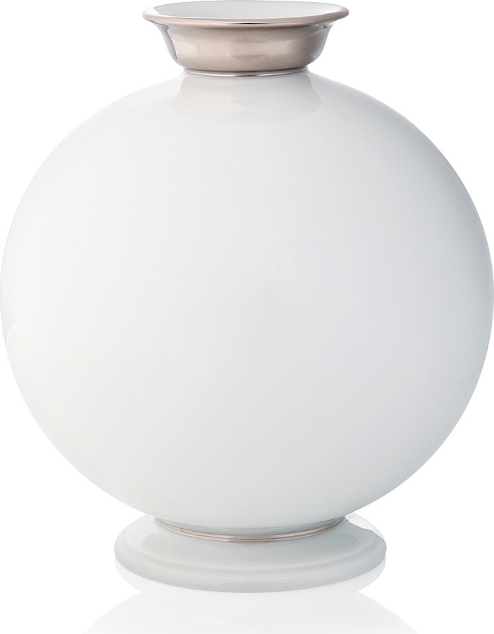 98839 Furstenberg Ваза Furstenberg "Коллекция Ханса Коллхоффа" "Платиновый кант" 19см Фарфор 