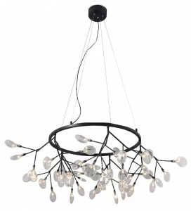 Подвесная светодиодная люстра Crystal Lux Evita SP45 D черная CRYSTAL LUX ДИЗАЙНЕРСКИЕ, EVITA 108747 Черный
