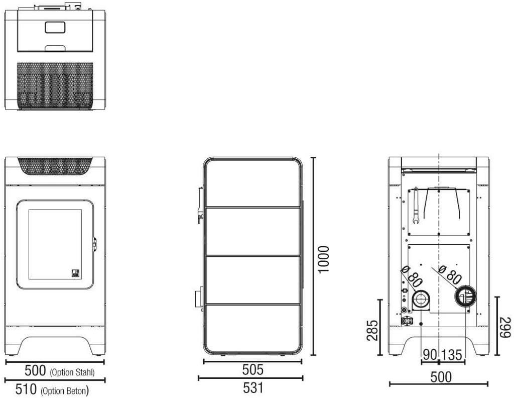 Austroflamm Пеллетная печь sun-id-1416911 - Вид №2