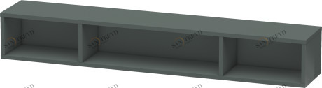 LC120003838 Элемент полки (горизонтальный) L-Cube #LC1200 800 x 140 мм Доломитово-серый глянцевый лак Duravit