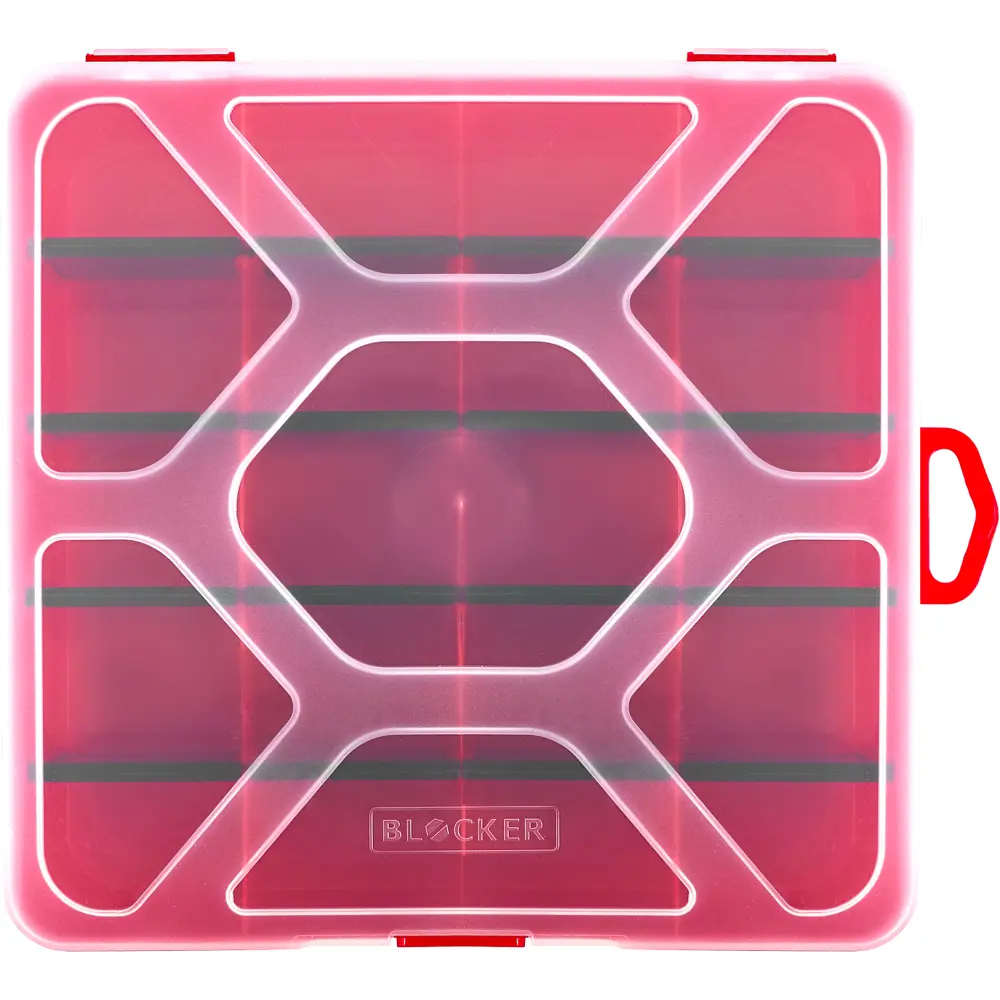 Органайзер Blocker Master-Comfort 8, 20x4.5x20 см, пластик, цвет красный Santreyd STLM-2096107 - Вид №1