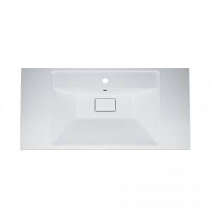 M50AWPX1001WG INSPIRE V2.0 раковина мебельная искусственный мрамор со сливом-переливом 100 см AM.PM Inspire 2.0