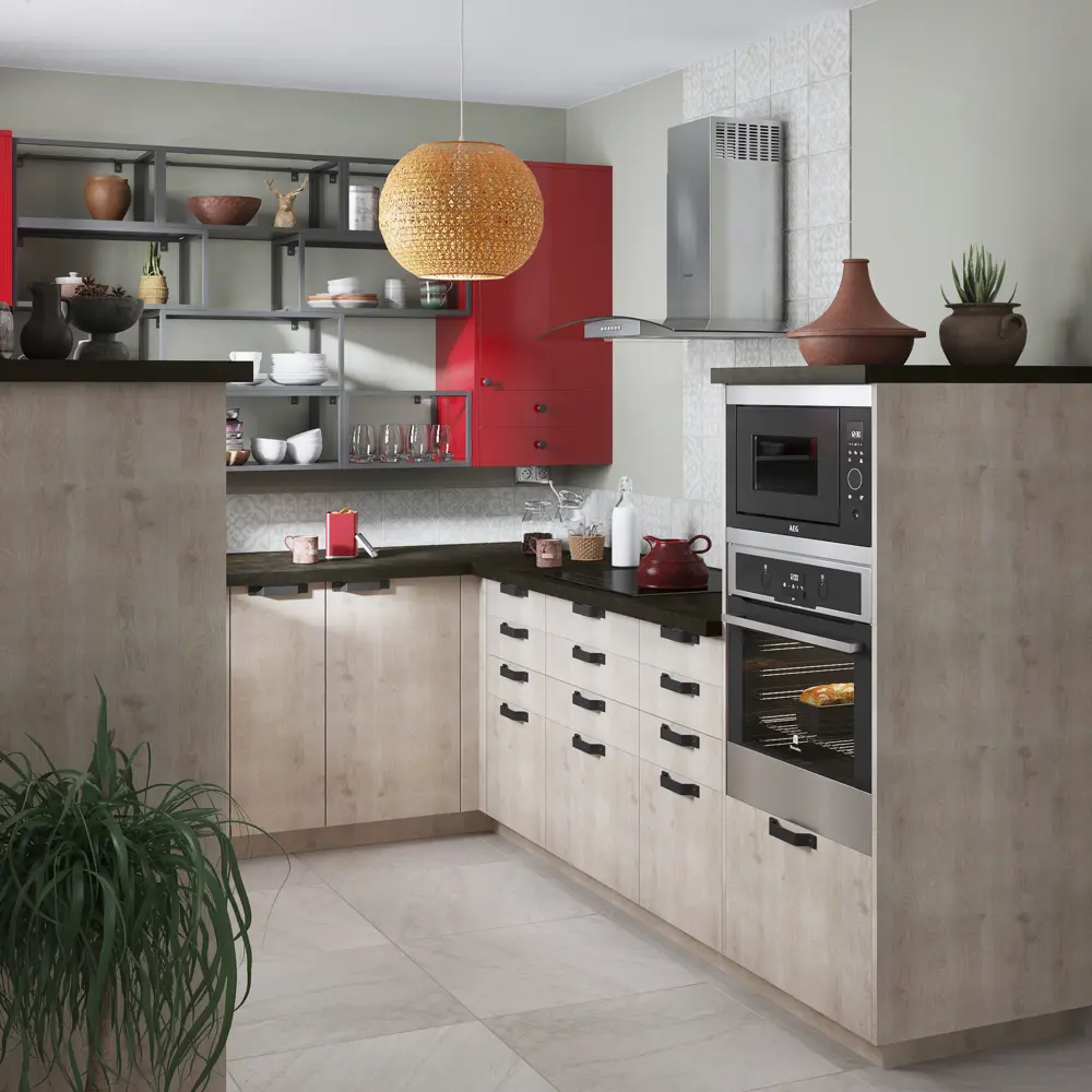 Фасад для кухонного шкафа Нордик 79.7x38.1 см Delinia ID ЛДСП цвет бежевый STLM-2111685 - Вид №6