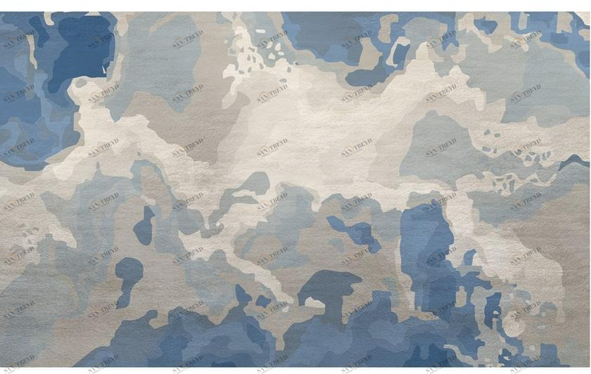 Un Tapis à Paris Прямоугольный шерстяной коврик с рисунком sun-id-1420044