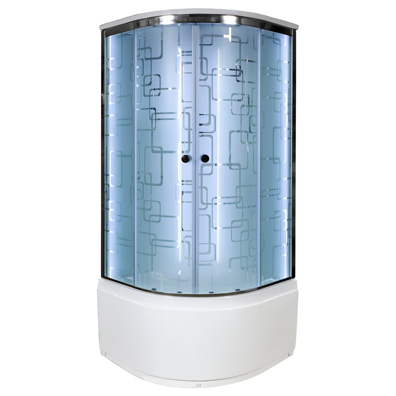 D119 S эл Душевая кабина DETO Серия D ЕМ4580 LED с гм. - Вид №18